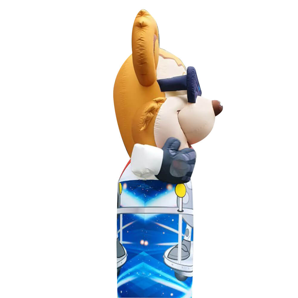 Space Toy Bear Customized Outdoor Advertising Inflatable Air Sky Dancer with blower 2